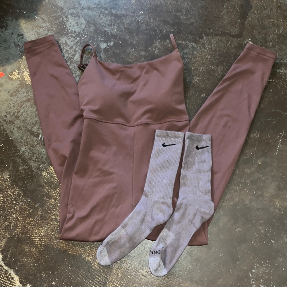 WBK fit Spaghetti-Strap Athletic Jumpsuit